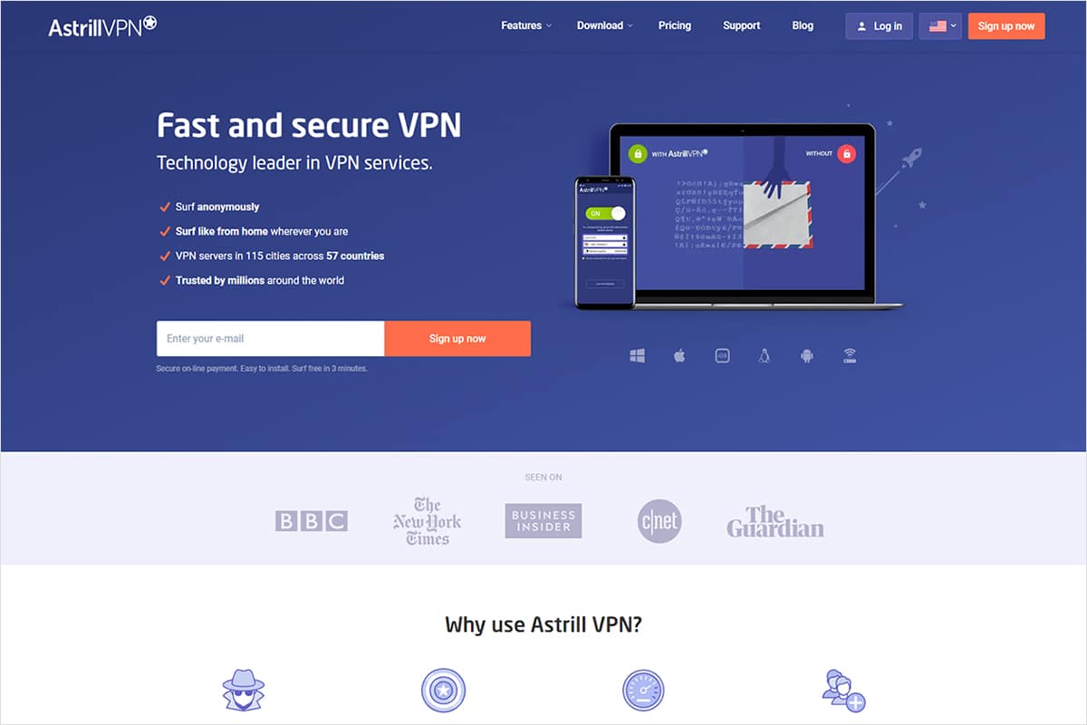 Astrill VPN 官网