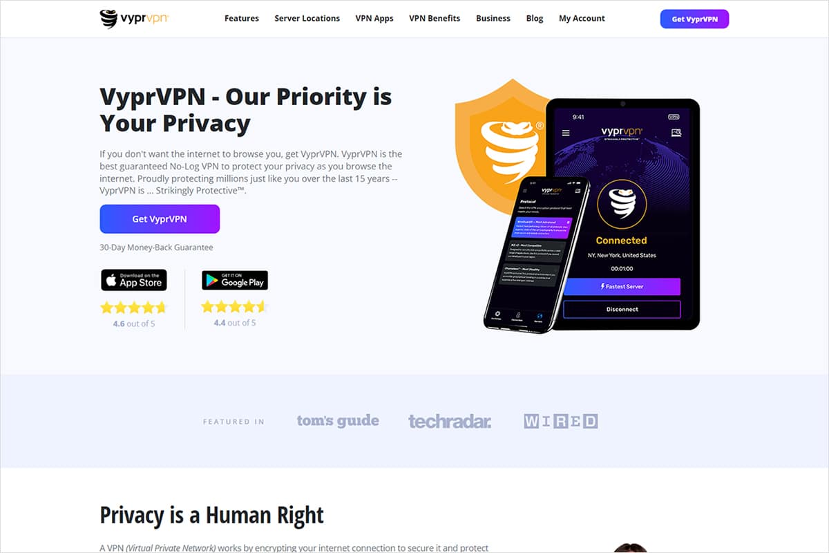 VyprVPN 官网