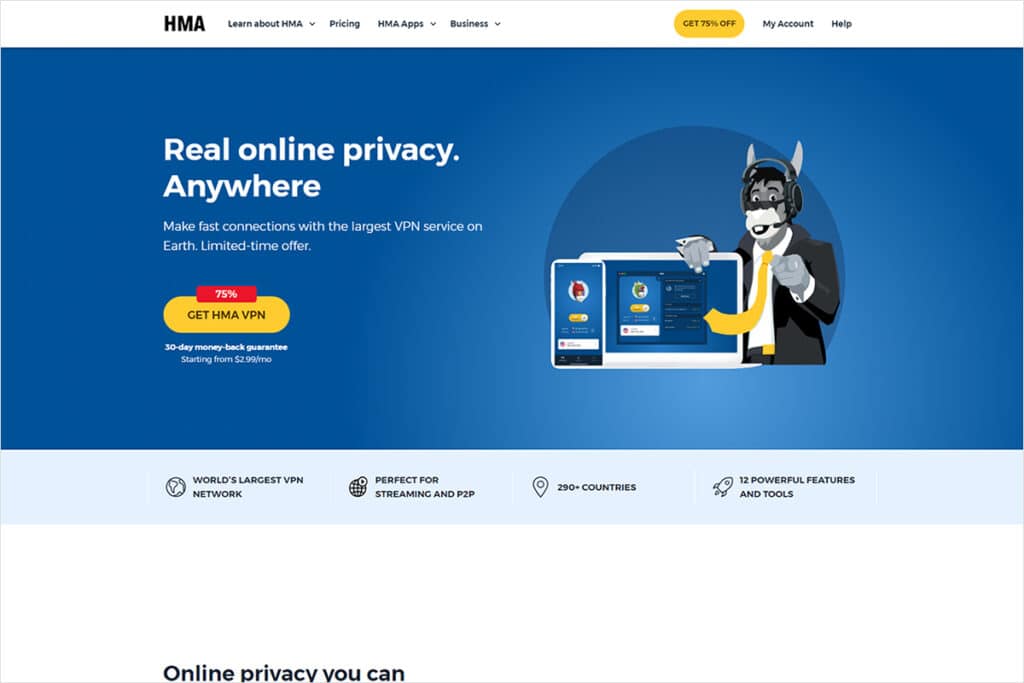 HMA VPN 官网