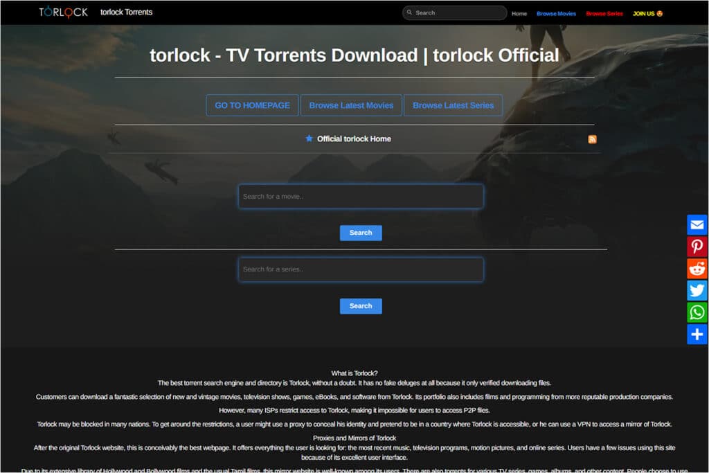 Torlock最新官网